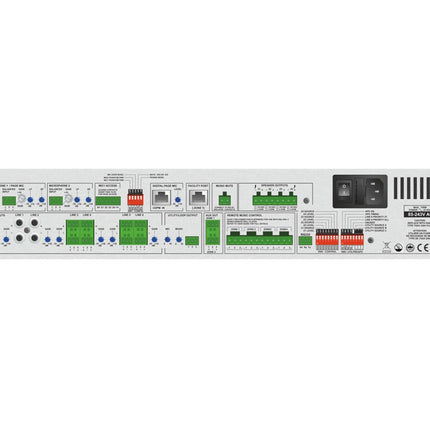 Cloud 46-80 4-Zone Mixer Amp 6-Line/2-Mic/ RS232 4x80W 4Ω 2U