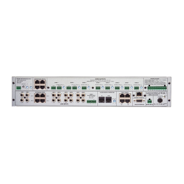 Cloud DCM1e Digital 8-Zone Mixer with Ethernet Port/Web Control 2U