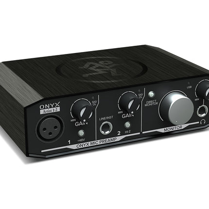 Mackie Onyx Artist 1.2 USB Audio Interface 2-in / 2-Out Phantom-Power