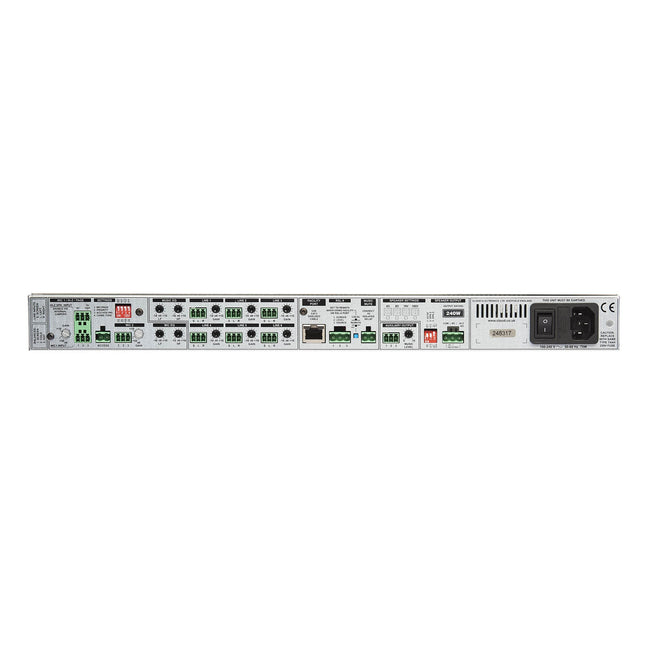 Cloud MPA240MK2 6-Line/2-Mic Input Mixer Amp 240W 4Ω or 100V 1U