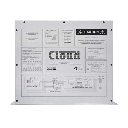 Cloud CA2500 Auto Power Sharing Amplifier 4Ω/8Ω 100V 2x500W 2U