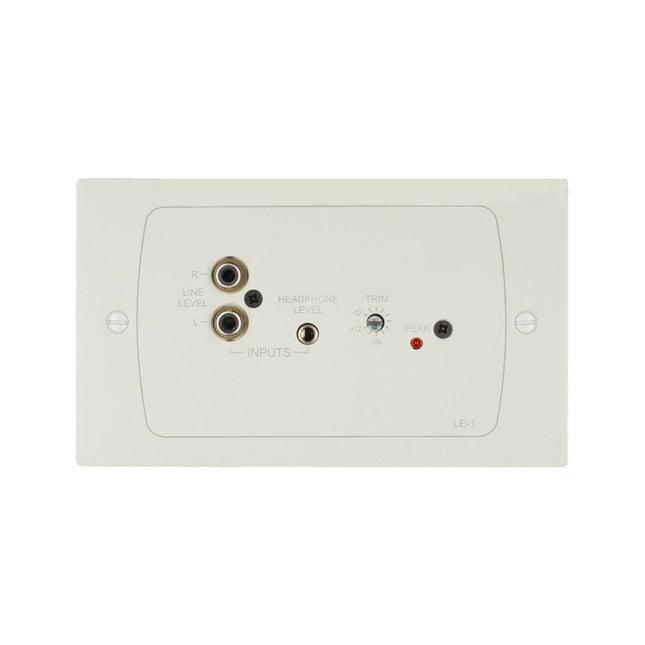 Cloud LE-1W Line-Level Active Stereo Input Plate for DCM1/e White