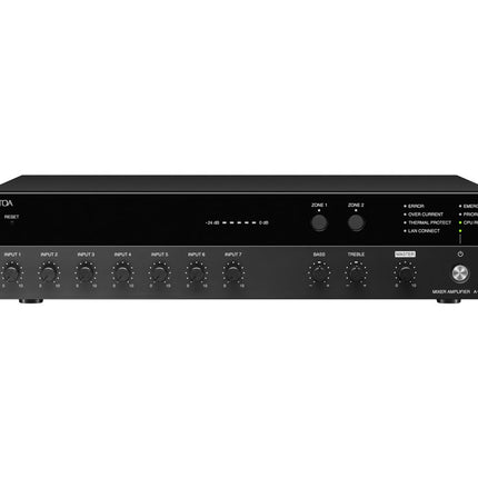 TOA A-3648D 480W Digital Mixer Amplifier 2-Zone / 7-Inputs