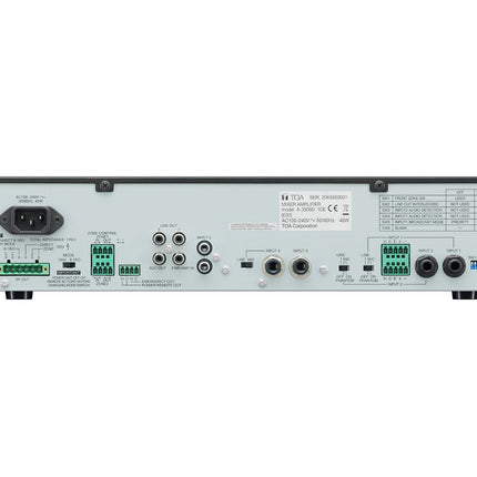 TOA A-3524D 240W Digital Mixer Amplifier 2-Zone / 5-Inputs