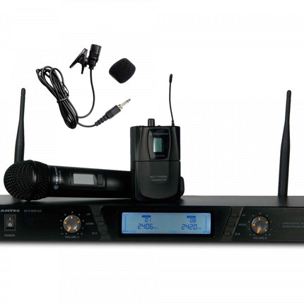 Trantec S2.4HBX Dual Channel Wireless Microphone System