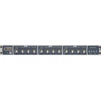 Cloud CX263 1-Stereo and 2-Mono Zone/6-Line/2-Mic Input Mixer 1U