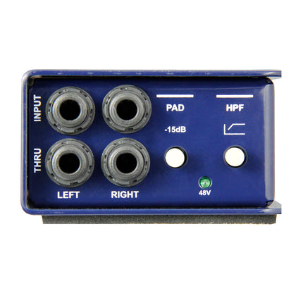 Radial J48 Stereo Phantom Powered (48V) Active Direct Box