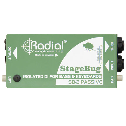 Radial StageBug SB-2 Passive Direct Box for Bass and Keyboard