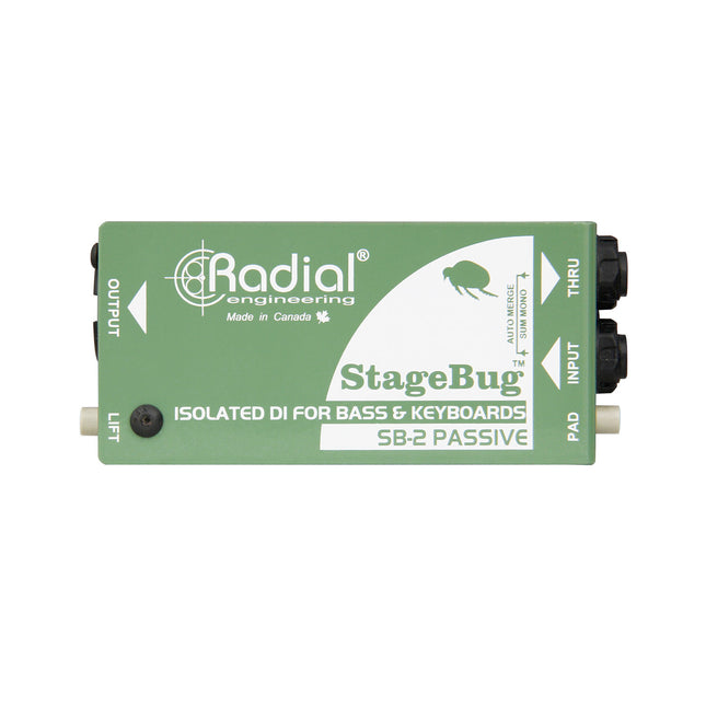 Radial StageBug SB-2 Passive Direct Box for Bass and Keyboard