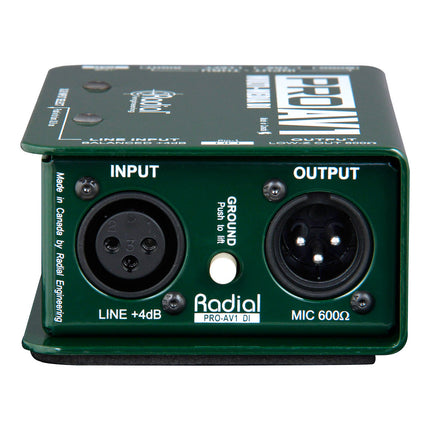Radial ProAV1 1Ch Passive AV and Multimedia DI Box
