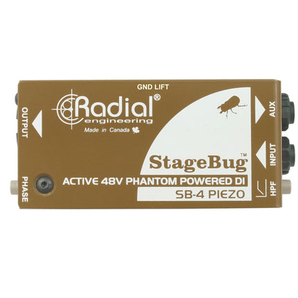 Radial StageBug SB-4 Compat Active DI Box with Piezo Input