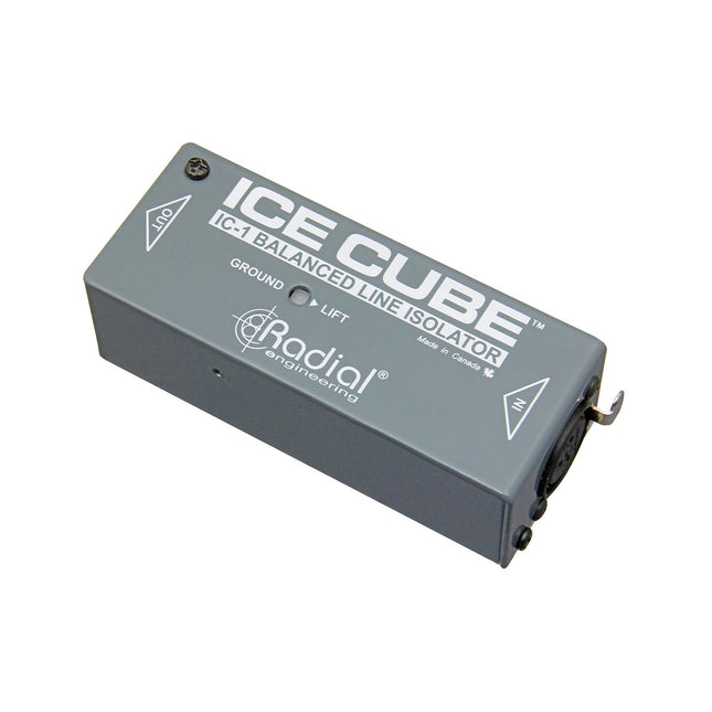 Radial Ice Cube Balanced XLR Line Isolator and Hum Eliminator