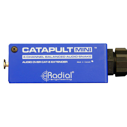 Radial Catapult Mini TX 4-Channel CAT-5 Audio Snake Transmitter XLRF