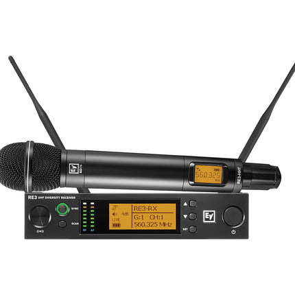 Electro-Voice RE3-ND76-8M Handheld Wireless Microphone System with ND76 Capsule