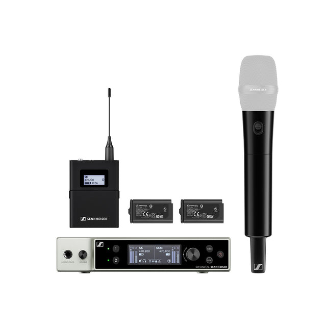 Sennheiser EW-DX Digital Wireless Microphone System with Handheld and Bodypack Transmitters