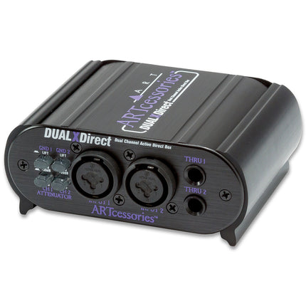 ART Pro Audio DualXDirect DUAL Active DI Box with Input Att'n and Phase Invert