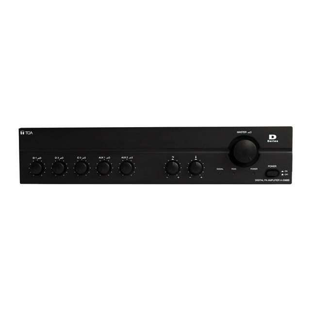 TOA A-2060DD Digital Mixer Amp 60W 3x Mic In/2x Aux/1x Rec Output