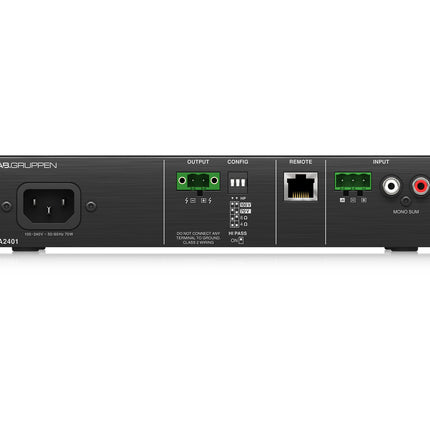 Lab Gruppen CA2401 Commercial Amplifier: The Ultimate Sound Solution for Businesses