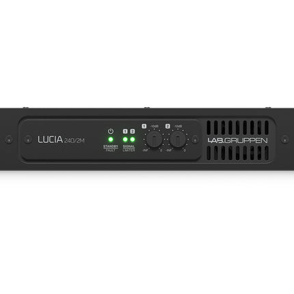 Lab Gruppen LUCIA 240/2M 2-Channel Compact Matrix Amplifier 2x120W +DSP