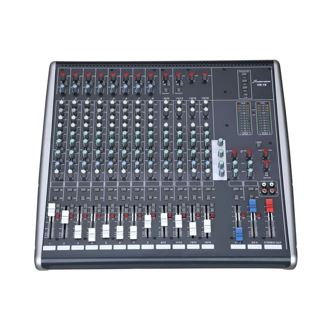 Studiomaster C6-16 16CH Compact Mixer 16 input / 10 Mic / 4 Stereo / 3bandEQ