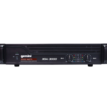 Gemini XGA-3000 2-Channel Power Amplifier 2 x 175W @ 4Ω 2U