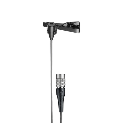 Audio Technica ATR35cW Mini Omni Condenser Lapel Microphone - BLACK
