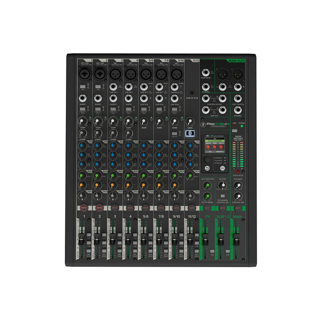 Mackie ProFX12v3+ 12ch Professional Effects Mixer with USB + Bluetooth